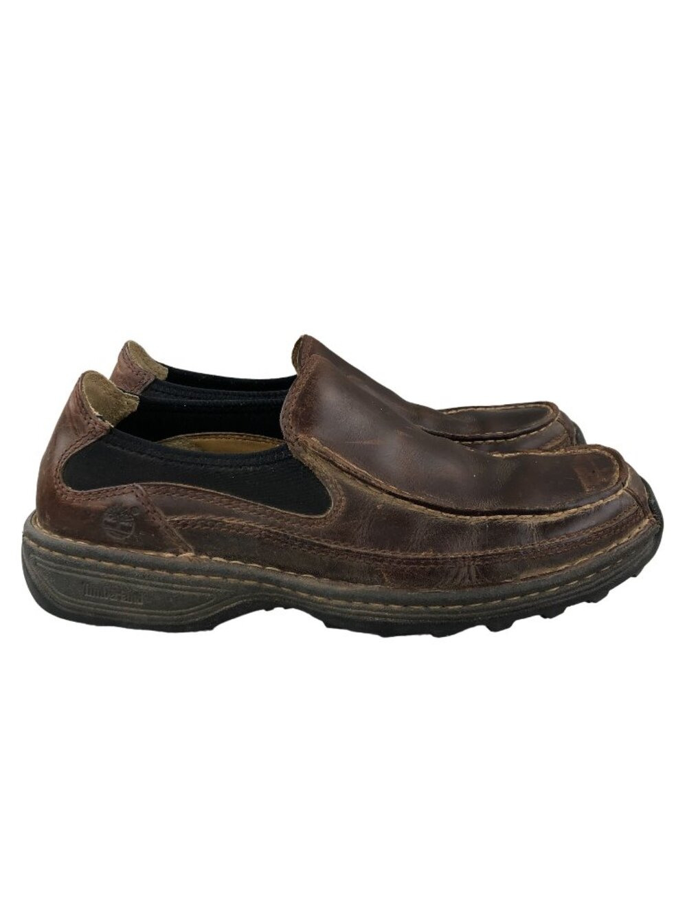 Timberland Men's Size 9M Brown Genuine Leather Smart Comfort Loafers 79072